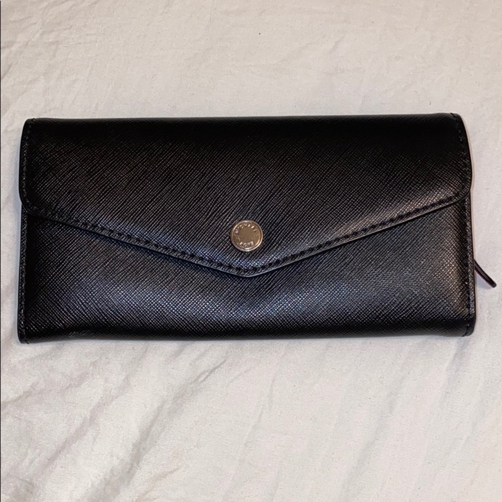 MICHAEL KORS GREENWICH SAFFIANO LEATHER WALLET